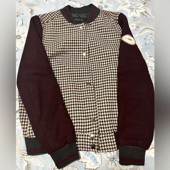 Checkered Brown Zara Jacket - Picture 2 of 4
